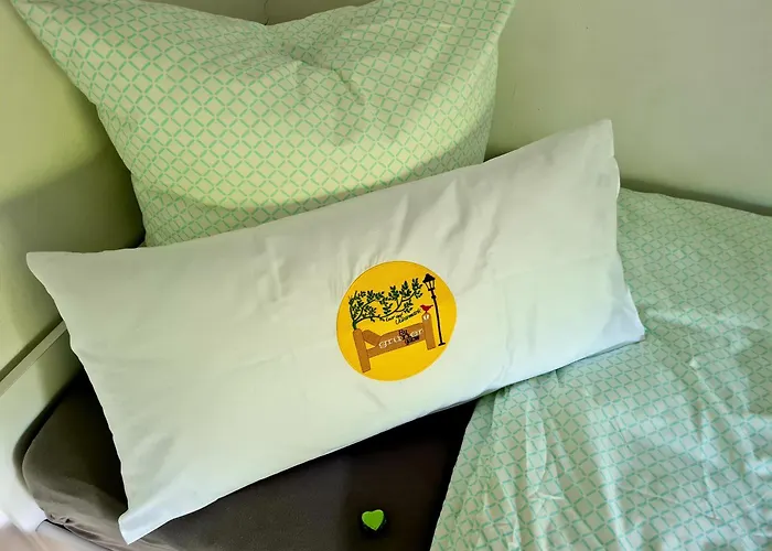 Grüner Kontaktloser Checkin Ferienhaus Stendell