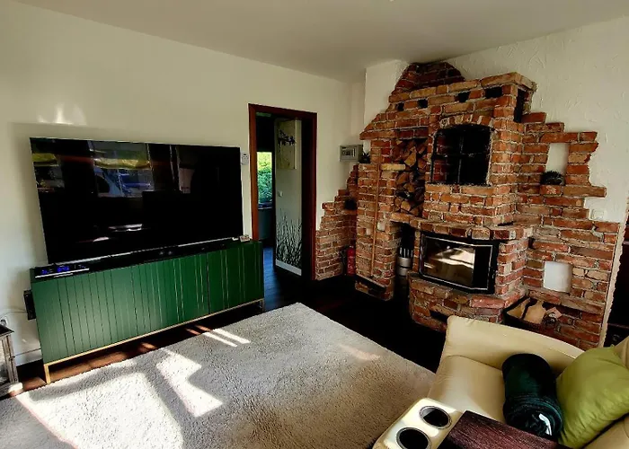 Grüner Kontaktloser Checkin Ferienhaus Stendell