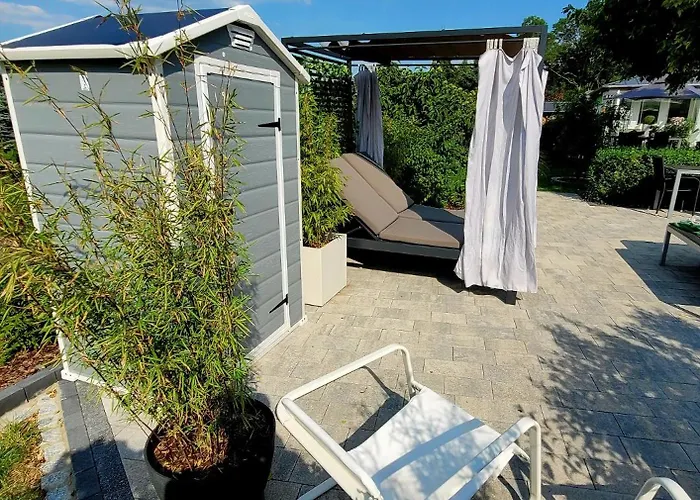 Grüner Kontaktloser Checkin Ferienhaus Stendell