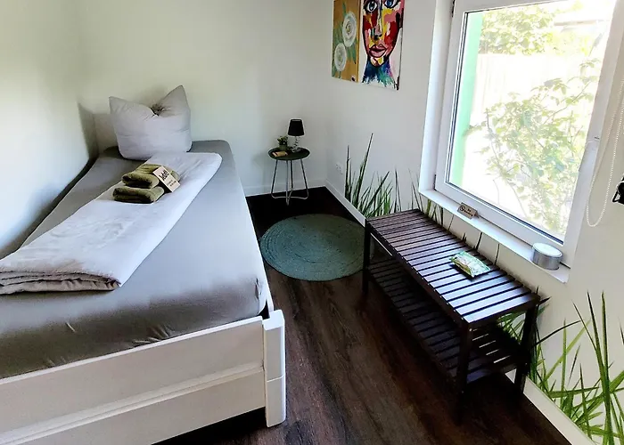 Grüner Kontaktloser Checkin Ferienhaus *